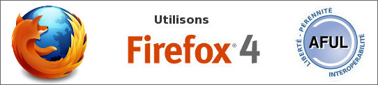Bannière Utilisons Firefox 4