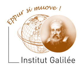 Logo et devise de l'Institut Galilée : Eppur si muove